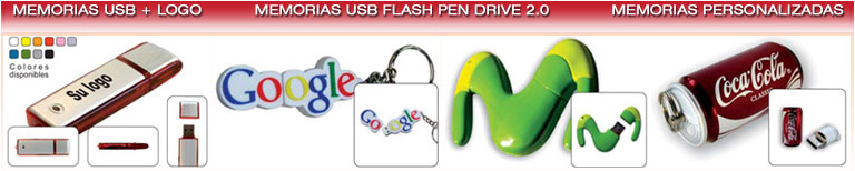Memorias USB PENDRIVE personalizadas